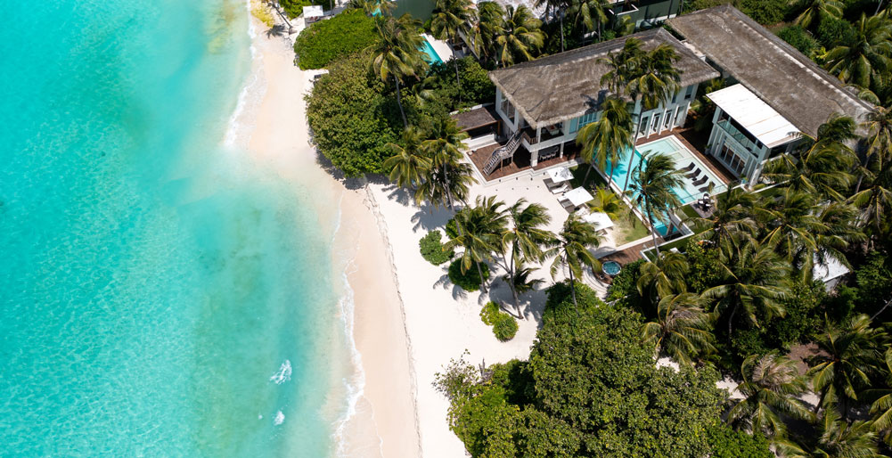 Amilla Beach Residences - The Amilla Estate - Villa view and beach